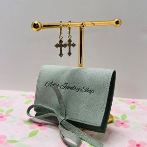 Gold Earrings, religious Gold filled, Gold Jewelry, Brazilian jewelry, Gift